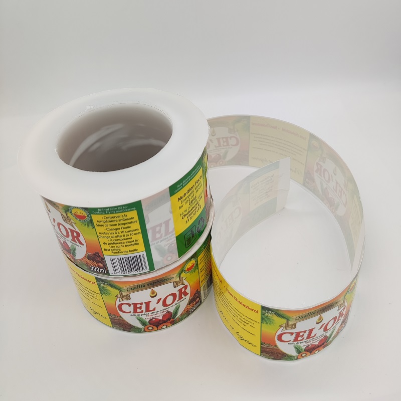Customized Size Print Stickers Semi Gloss Paper Colored Adhesive Label Shipping Labels